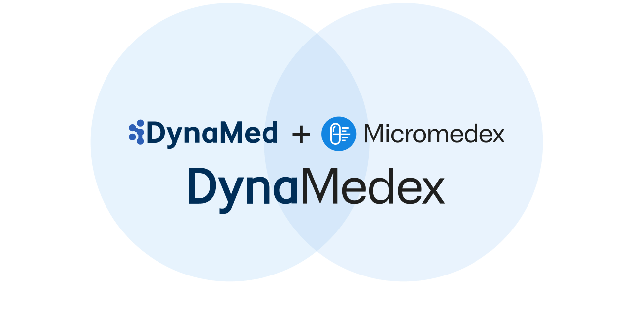 Graphic of DynaMed + Micromedex